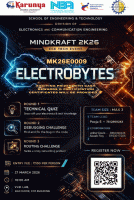 MindKraft'26 - ElectroBytes Technical Event Poster